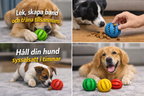 Dog Activity Ball – Fill with Treats | Durable & Dental Care