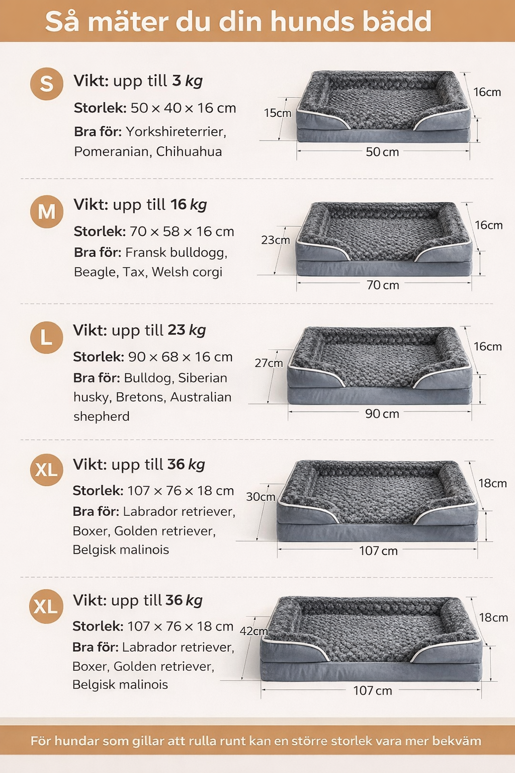 Orthopedic Dog Bed Deluxe – Extra Soft & Pressure-Relieving