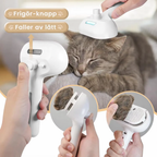 SteamGroom™ 3-in-1 Steam Brush for Dogs & Cats – Self-Cleaning Spray Comb