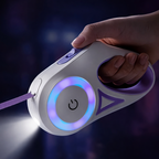 Dog Leash with Integrated LED Light